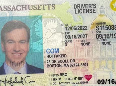 Massachusetts Fake ID